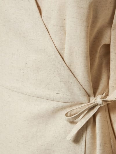 FÊTE IMPÉRIALE: Wickelkleid aus Baumwolle und Hanf