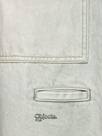 Objects Iv Life: 27厘米Patina棉质阔腿牛仔裤