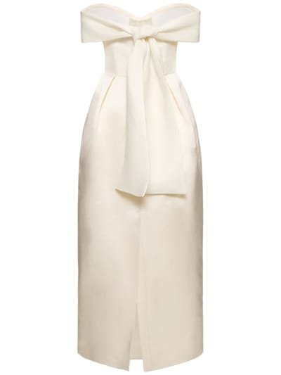 Rosie Assoulin: Silk maxi dress with bow