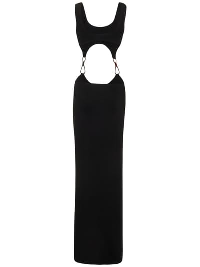 Aya Muse: Cut-out maxi dress with metal hardware