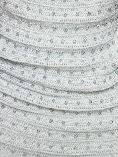 Aya Muse: Halterneck mini dress with crystals
