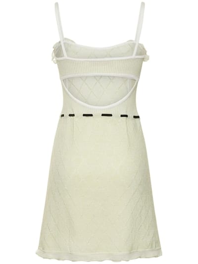 Cormio: Ausgestelltes Minikleid aus Baumwollstrick