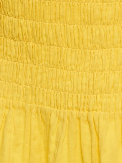 Maria de la Orden: Minikleid aus Baumwolle mit Smokung