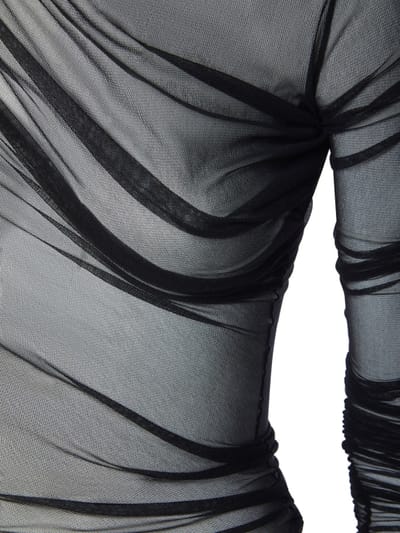 Ann Demeulemeester: Tulle midi dress with gloves