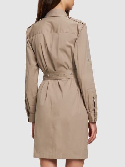 Michael Kors Collection: Abito chemisier in cotone stretch con cintura