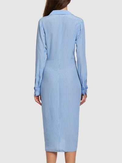 Michael Kors Collection: Abito midi in seta con drappeggio