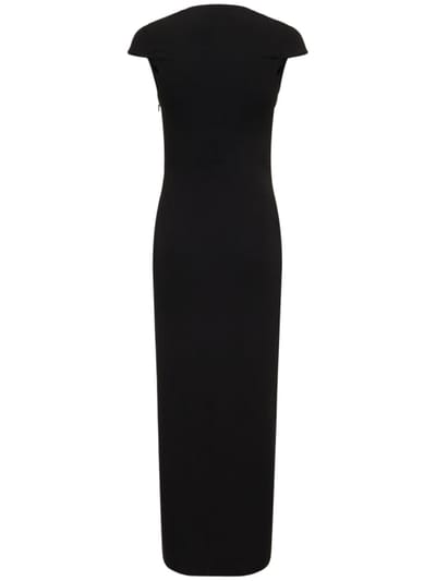 16arlington: Cr pe maxi dress with slit