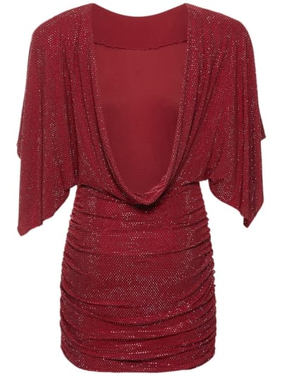Alexandre Vauthier: Kurzes Kleid mit Kimonoärmeln