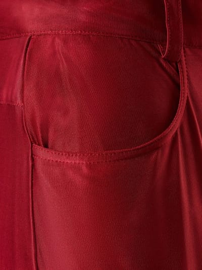 Alexandre Vauthier: 亮面平纹针织阔腿裤