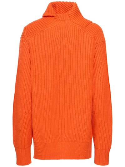 Jil Sander: 超精细针织羊毛毛衣