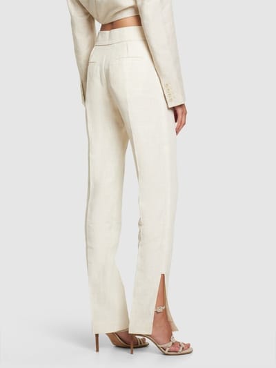 Jacquemus: Le Pantalon Tibau亚麻裤子