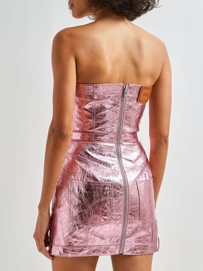 Versace: Short dress with heart neckline
