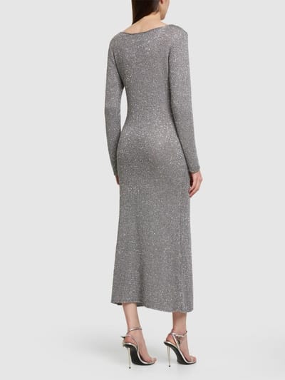 Bec + Bridge: Abito lungo in maglia con paillettes