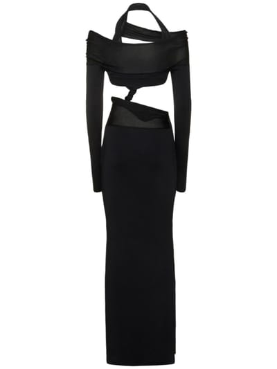 Aya Muse: Cut-out maxi dress with slit