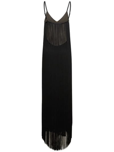 Alexander Wang: Abito lungo con frange