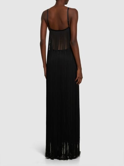 Alexander Wang: Abito lungo con frange