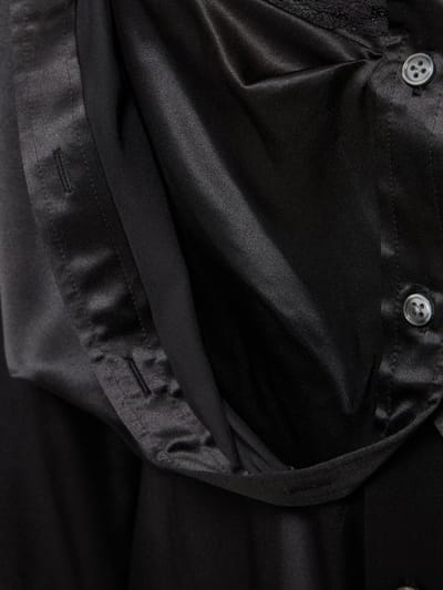 Alexander Wang: Abito a camicia in raso di seta