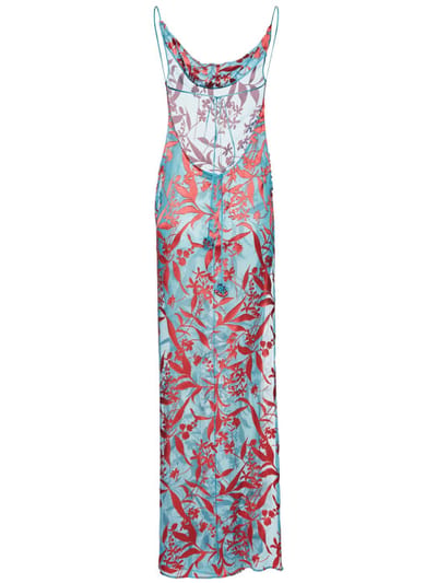 Magda Butrym: Long dress with floral motif