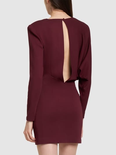 Roland Mouret: Abito corto drappeggiato in cady