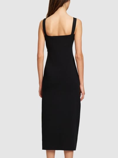 Roland Mouret: Abito midi in maglia con cut out