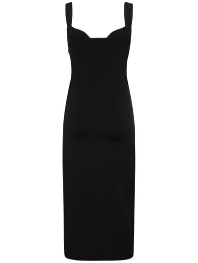 Roland Mouret: Abito midi in maglia con cut out