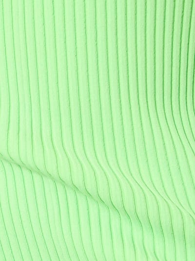 David Koma: Abito corto monospalla in maglia a coste