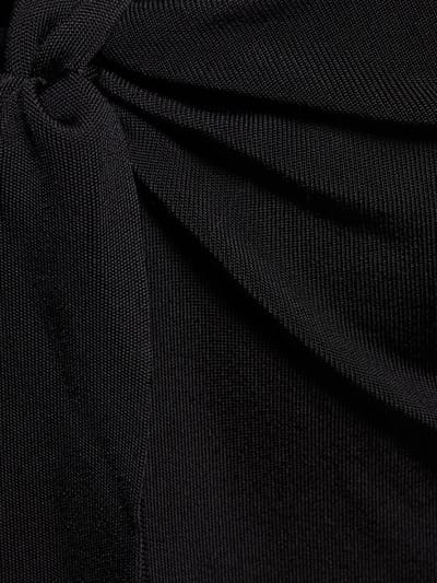 Galvan: Langes Jerseykleid mit Cut-out