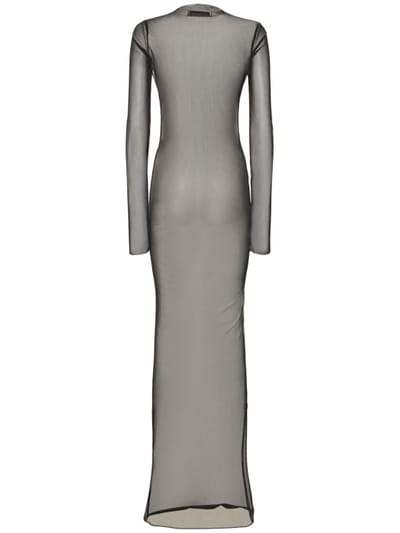 Ludovic de Saint Sernin: Long chiffon maxi dress