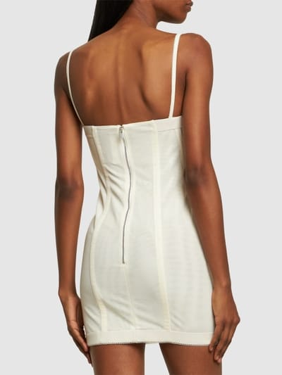 Dion Lee: Bustier mini dress with zip