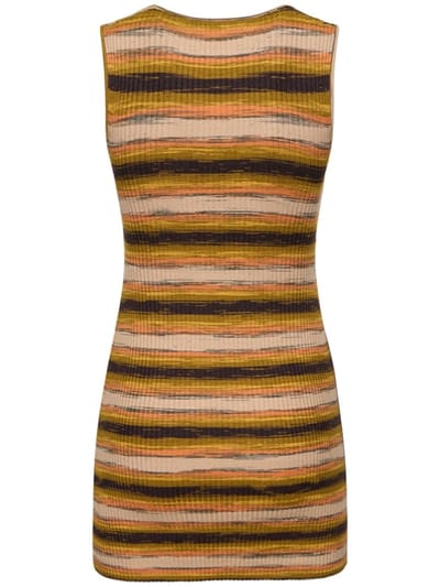 Live The Process: Robe courte trapèze en maille côtelée
