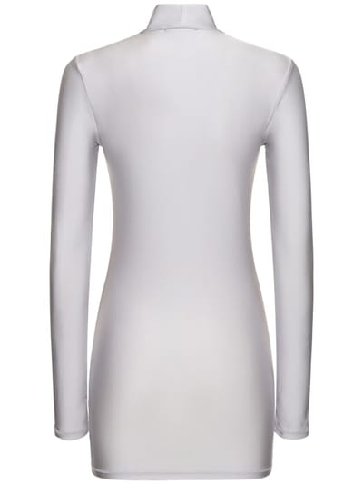 Coperni: Mock neck mini dress