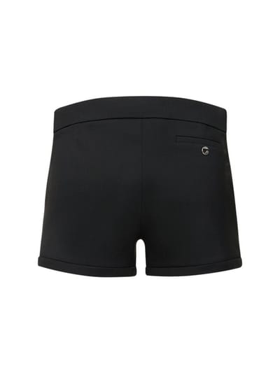 Coperni: 精裁粘胶纤维混纺短裤