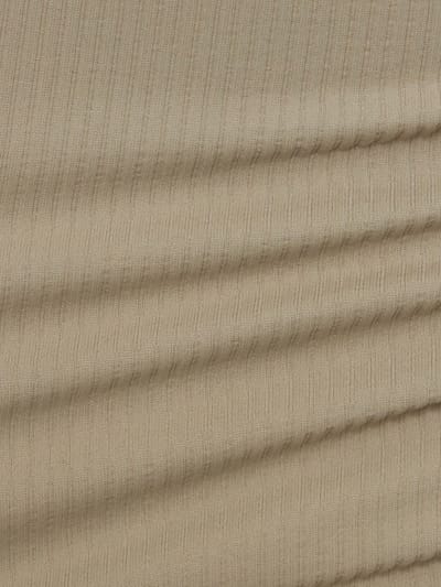 Andreadamo: Ribbed knit cut-out mini dress