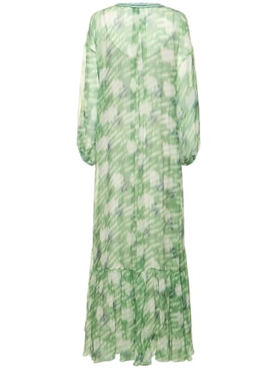 Giorgio Armani: Silk maxi dress with V-neck
