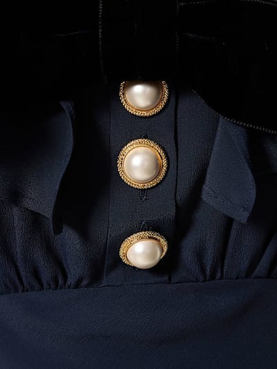 Alessandra Rich: Minivestido acampanado con volantes