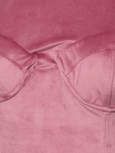 GCDS: Vestido corto de terciopelo con abertura