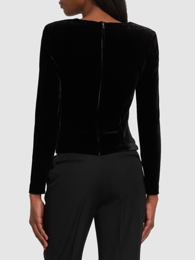 Roland Mouret: 长袖天鹅绒上衣