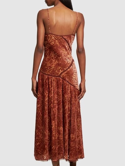 Ulla Johnson: Vestido largo de terciopelo devoré