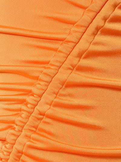 Et Ochs: Vestido corto drapeado con cuello halter