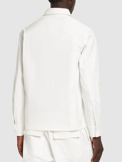 Jil Sander: 棉质华达呢衬衫
