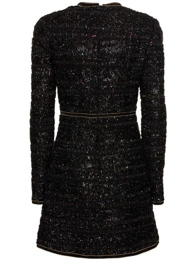 Giambattista Valli: A-line mini dress with sequins