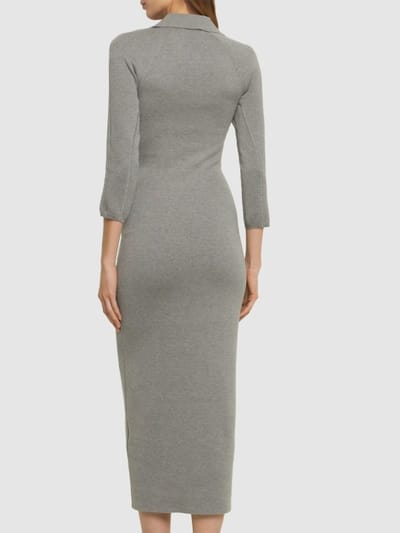 16arlington: Silk and cotton-blend midi dress