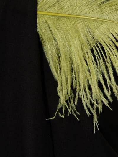 16arlington: Strapless mini dress with feathers