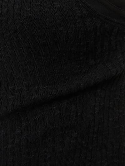 Jil Sander: Abito lungo in maglia di cotone