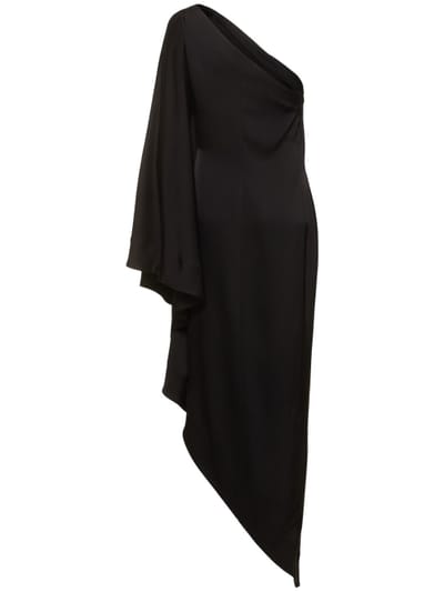 Alexandre Vauthier: One-Shoulder-Maxikleid mit weitem Ärmel