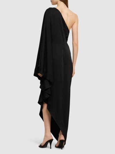 Alexandre Vauthier: One-Shoulder-Maxikleid mit weitem Ärmel