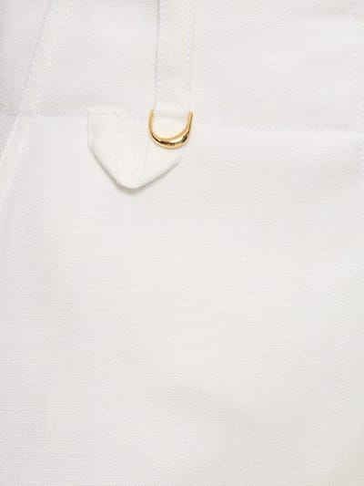 Jacquemus: La Jupe Midi Bari粘胶纤维迷笛半身裙