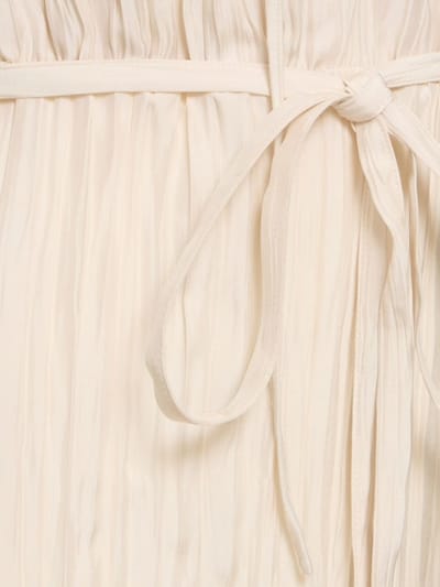 ALTUZARRA: Plissee-Midikleid mit V-Ausschnitt