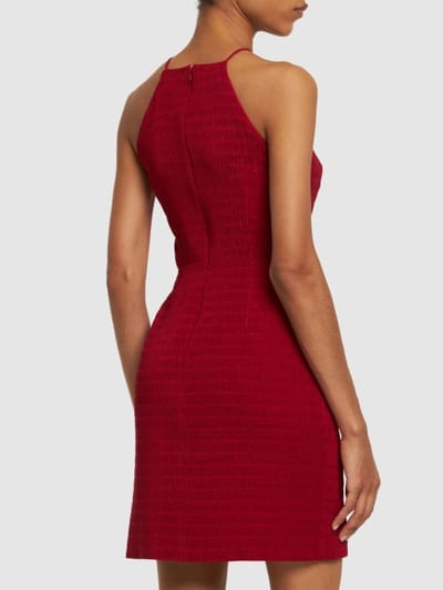 Emilia Wickstead: Pliss  halterneck mini dress