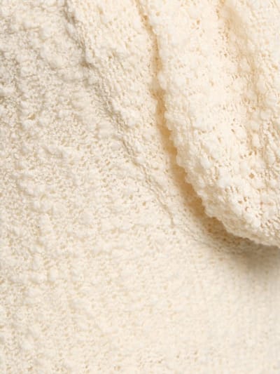 Magda Butrym: Cotton knit dress with cowl neck